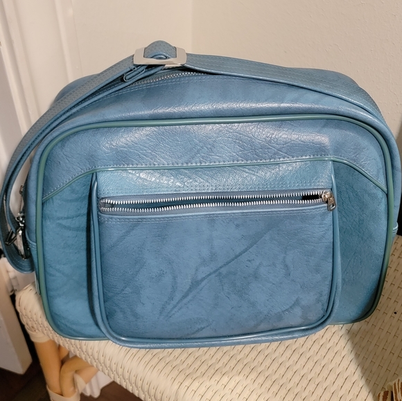 Vintage American Tourister Blue messenger bag - Picture 6 of 13